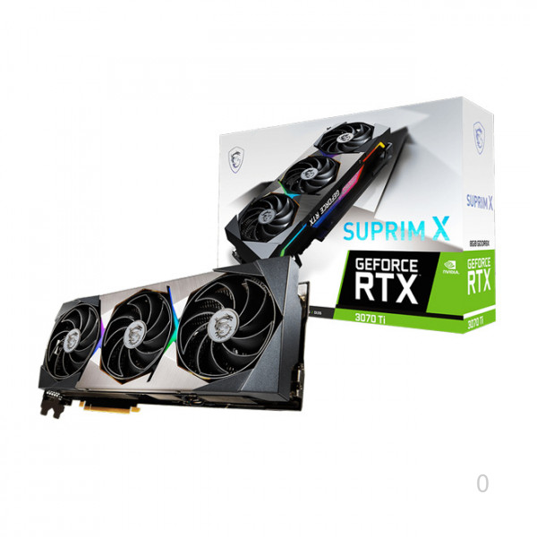 Card màn hình MSI GeForce RTX 3070 Ti SUPRIM X 8G (NVIDIA Geforce/ 8Gb/ GDDR6X/ 256Bit)