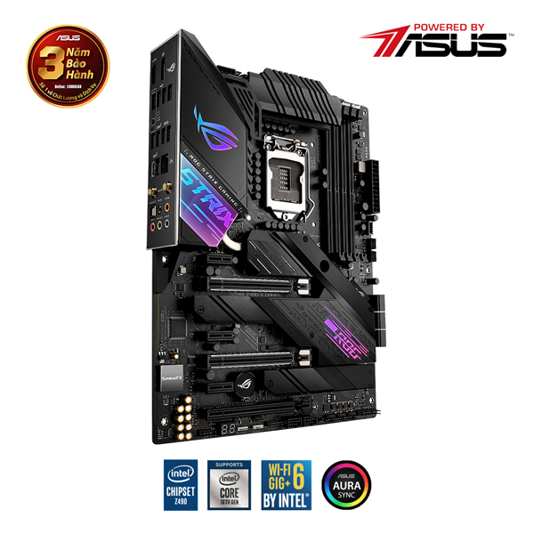 Main Asus ROG Strix Z490-E Gaming (Chipset Intel Z490/ Socket LGA1200/ VGA onboard)