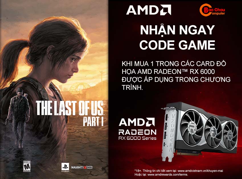 Nhận ngay code game khi mua dòng card RX 6000 series