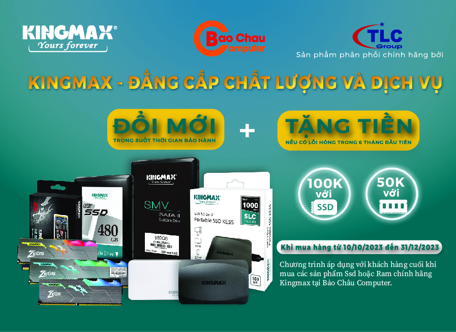 Kingmax - Đẳng Cấp Chất Lượng Và Dịch Vụ