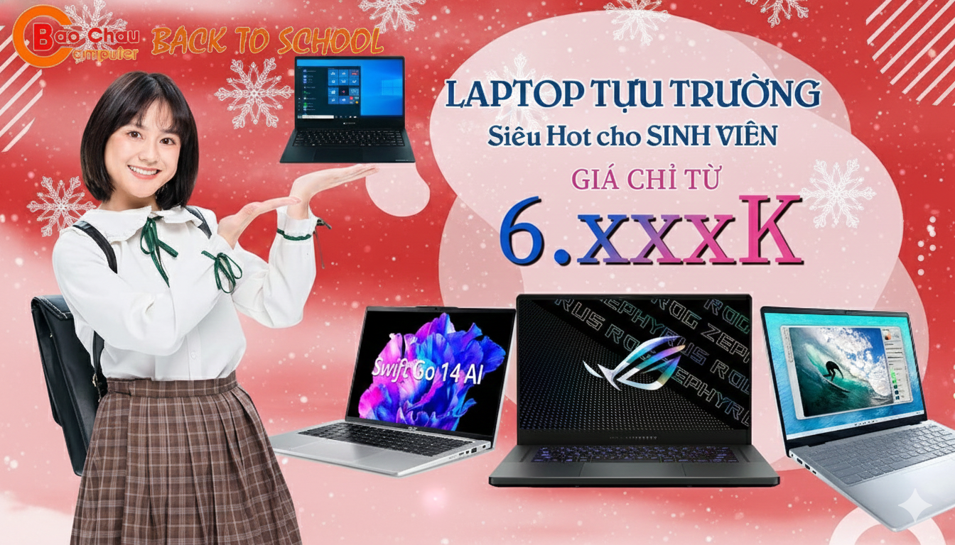 Siêu Khuyến Mãi Laptop Sinh Viên