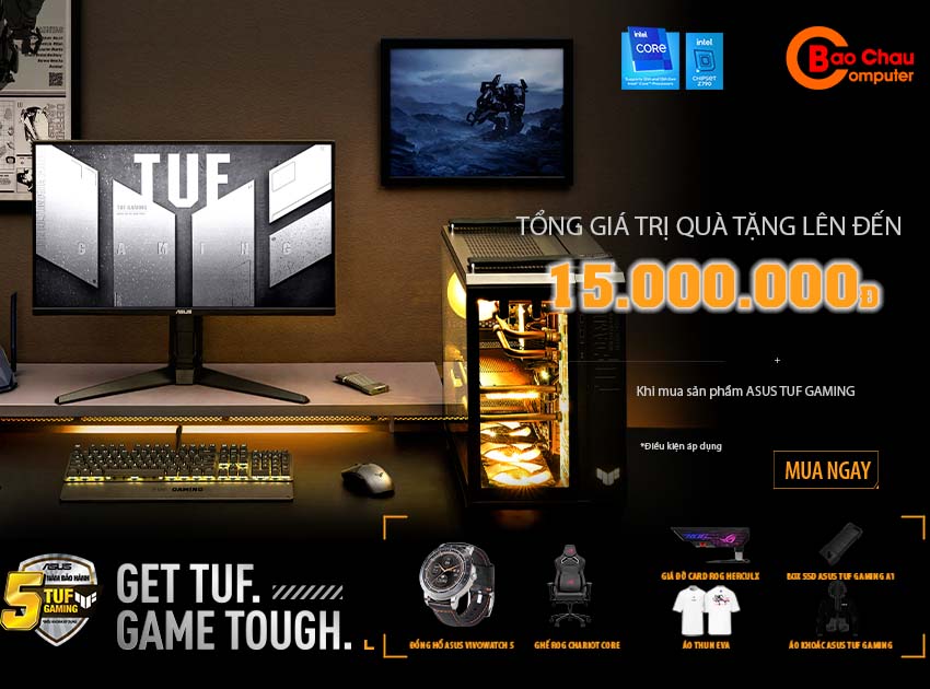Build PC TUF Gaming - Rinh ngay quà chất