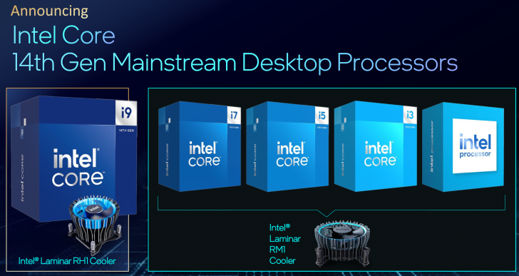 Intel Ra Mắt Thế Hệ CPU Desktop 14th Gen Non-K 