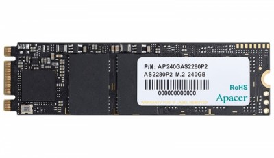 Ổ SSD Apacer AS2280P2 NVMe PCIe Gen3x2 M.2 2280 (đọc: 1580MBps /ghi: 880MBps)