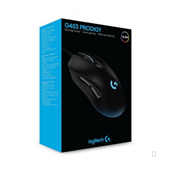 Chuột Logitech G403 Prodigy Gaming Mouse - Wired (USB, Có dây)