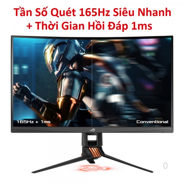 Màn hình gaming Asus ROG Swift PG27VQ 27Inch 2K, 165Hz, 1ms, Curved