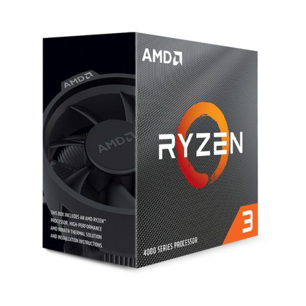 CPU AMD Ryzen 3 4100 MPK (3.8GHz turbo up to 4.0GHz, 4 nhân 8 luồng, 4MB Cache, 65W, AM4) 