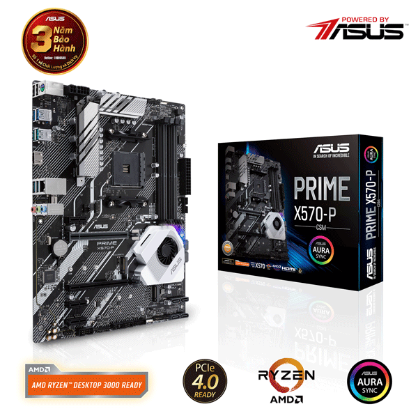 Main Asus Prime X570-P (Chipset AMD X570/ Socket AM4/ VGA onboard)