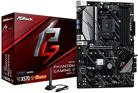Main Asrock X570 Phantom Gaming 4 (Chipset AMD X570/ Socket AM4/ VGA onboard)