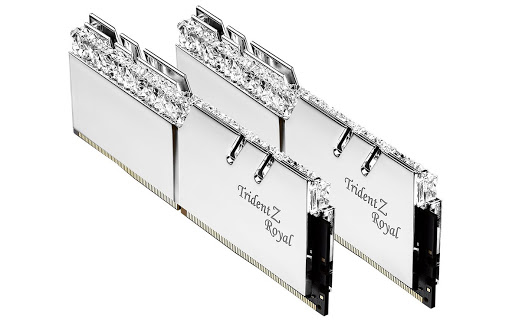 RAM KIT GSKill 16Gb (2x8Gb) DDR4-3200- Trident Z Royal (F4-3200C16D-16GTRS) Tản LED RGB