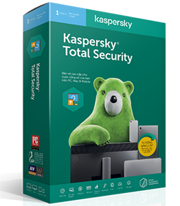 Phần mềm diệt virut Kaspersky Total Security (1PC/12T)