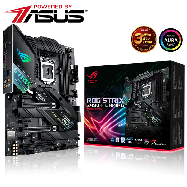 Main Asus ROG Strix Z490-F Gaming (Chipset Intel Z490/ Socket LGA1200/ VGA onboard)