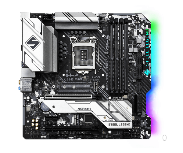 Mainboard Asrock B460M Steel Legend (Chipset Intel B460/ Socket SK1200/ VGA onboard/mATX)