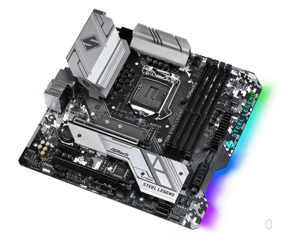 Mainboard Asrock B460M Steel Legend (Chipset Intel B460/ Socket SK1200/ VGA onboard/mATX)