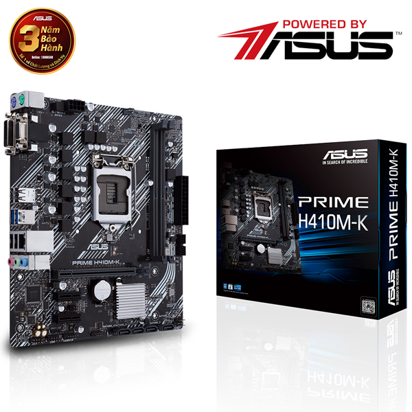 Main Asus PRIME H410M-K (Chipset Intel H410/ Socket LGA1200/ VGA onboard/mATX)