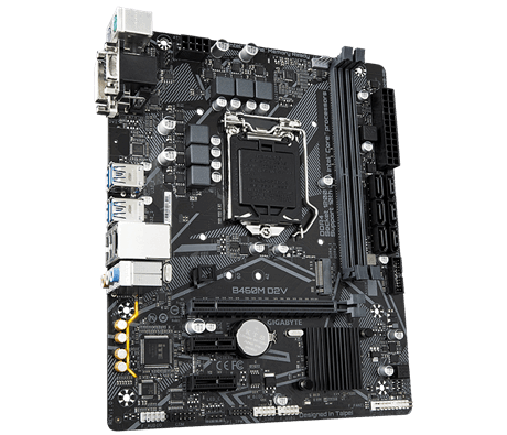 Mainboard Gigabyte B460M D2V (Chipset Intel B460/ Socket SK1200/ VGA onboard/mATX)