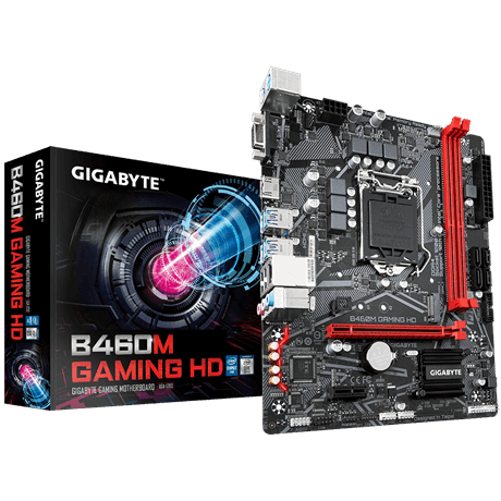 Mainboard Gigabyte B460M GAMING HD (Chipset Intel B460/ Socket SK1200/ VGA onboard/mATX)