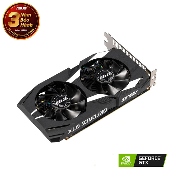 VGA Asus DUAL-GTX1650-O4G (NVIDIA Geforce/ 4Gb/ DDR5/ 128 Bits)