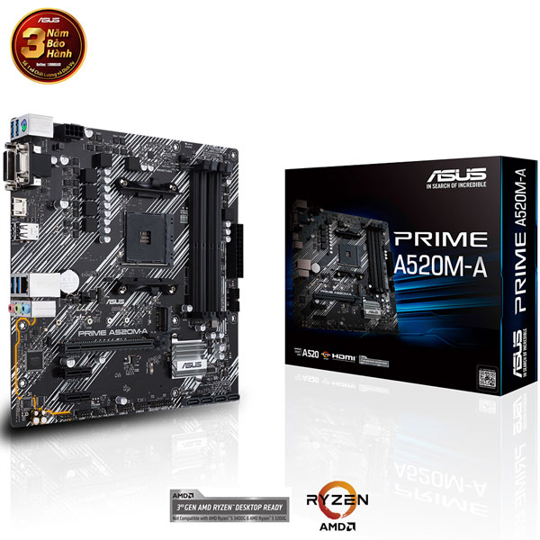 Main Asus PRIME A520M-A (Chipset AMD A520/ Socket AM4/ VGA onboard)