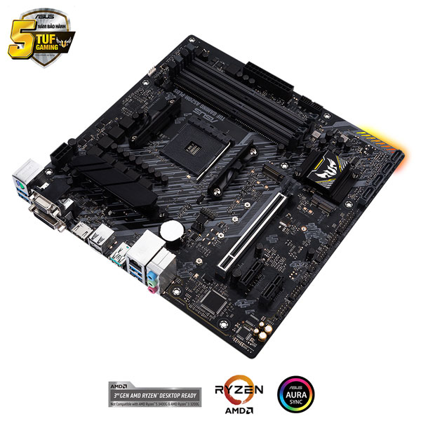 Main Asus TUF GAMING A520M-PLUS (Chipset AMD A520/ Socket AM4/ VGA onboard)