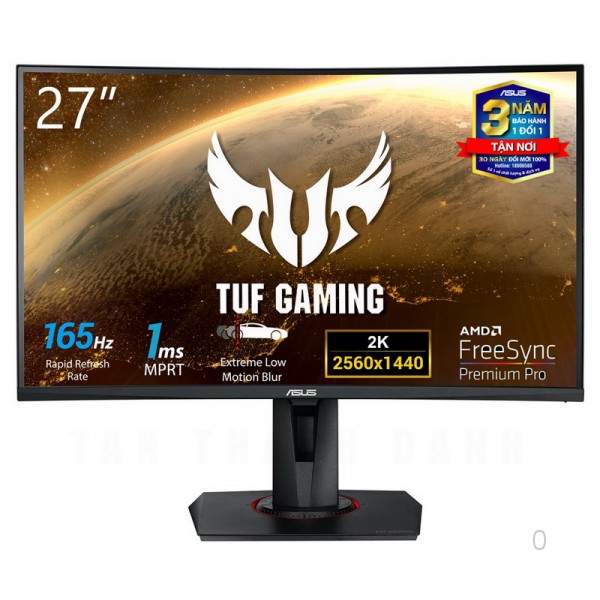 Màn hình Asus TUF Gaming VG27WQ 27 inch WQHD (2560x1440), 165Hz (above 144Hz)