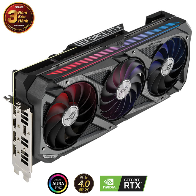 Card màn hình ASUS ROG STRIX-RTX3070-8G-GAMING (NVIDIA Geforce/ 8Gb/ GDDR6)