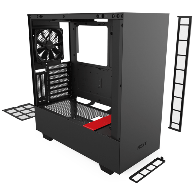 Vỏ máy tính NZXT H510i Black Red (Mini-ITX, MicroATX, ATX)