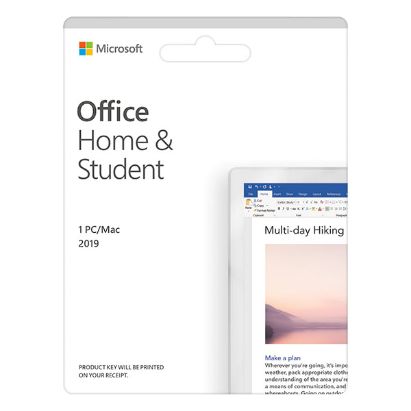 Phần mềm Microsoft Office Home and Student 2019 English APAC EM Medialess P6