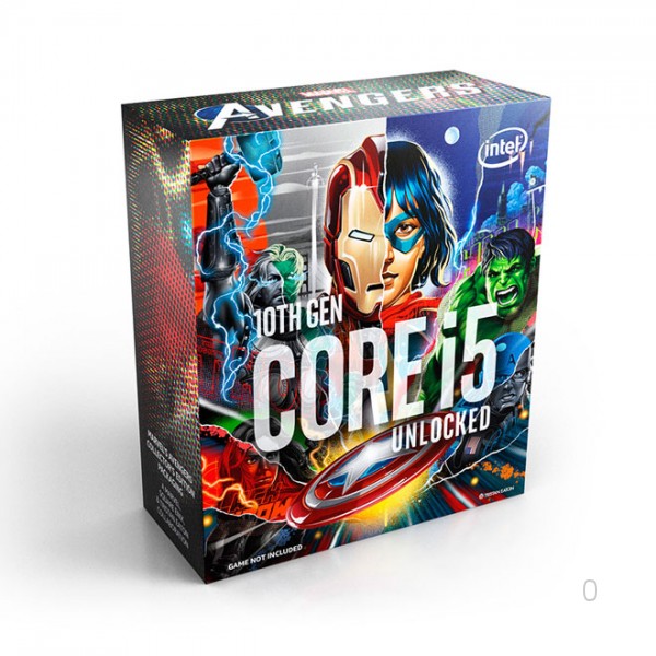 CPU Intel Comet Lake Core i5-10600K Avengers Edition (4.10GHz turbo up to 4.80GHz, 6 nhân 12 luồng, 12MB Cache, 125W) - Socket Intel LGA 1200