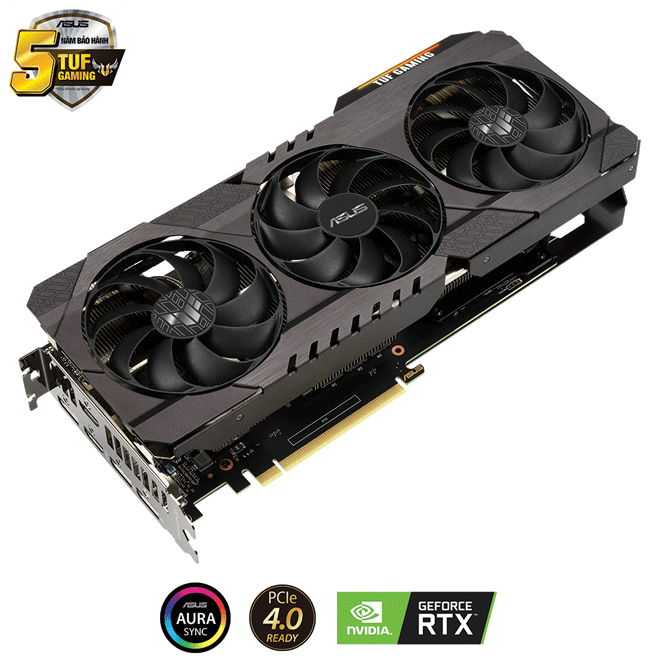 Card màn hình ASUS TUF-RTX3070-8G-GAMING (NVIDIA Geforce/ 8Gb/ GDDR6)