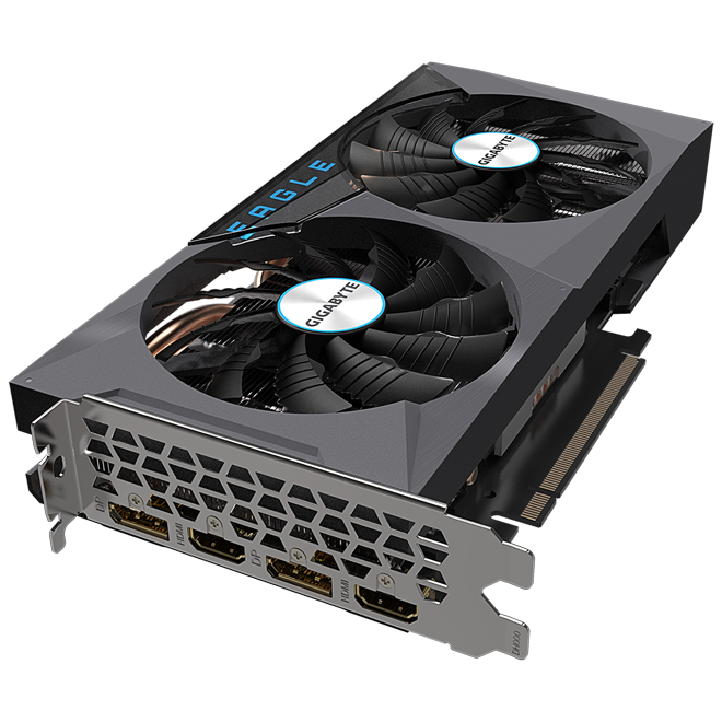 Card màn hình Gigabyte GeForce RTX 3060 Ti EAGLE OC 8G (NVIDIA Geforce/ 8Gb/ GDDR6) GV-N306TEAGLE OC-8GD
