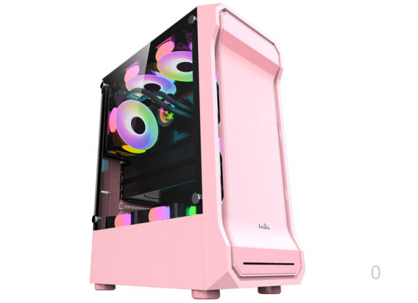 Vỏ máy tính Mik AH01 Pink (ATX, mATX)