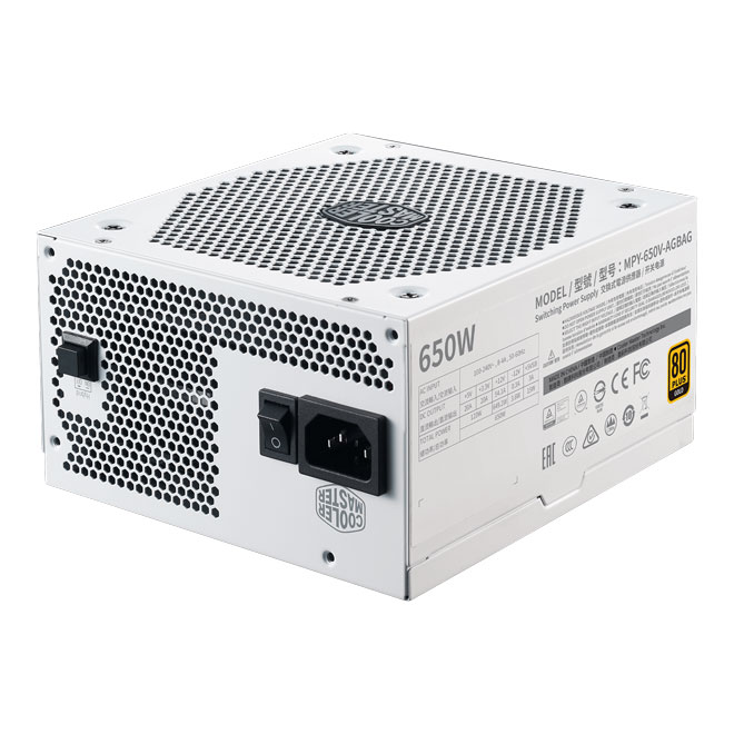 Nguồn Cooler Master V650 V2 WHITE - 80 Plus Gold (Full Modular)