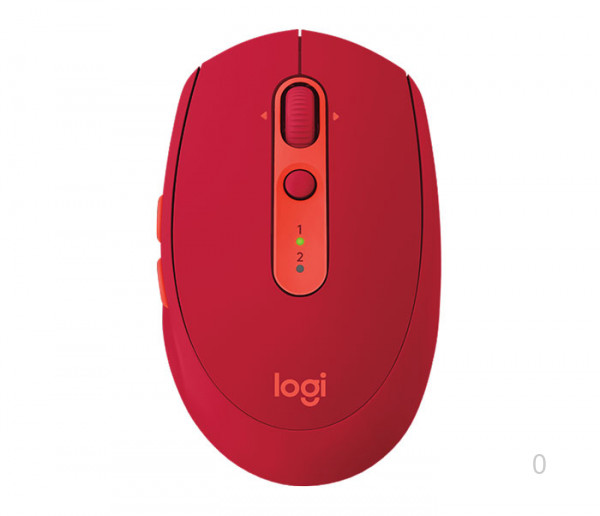 Chuột không dây Logitech M590 (USB-Wireless+ Bluetooth/ Đỏ)