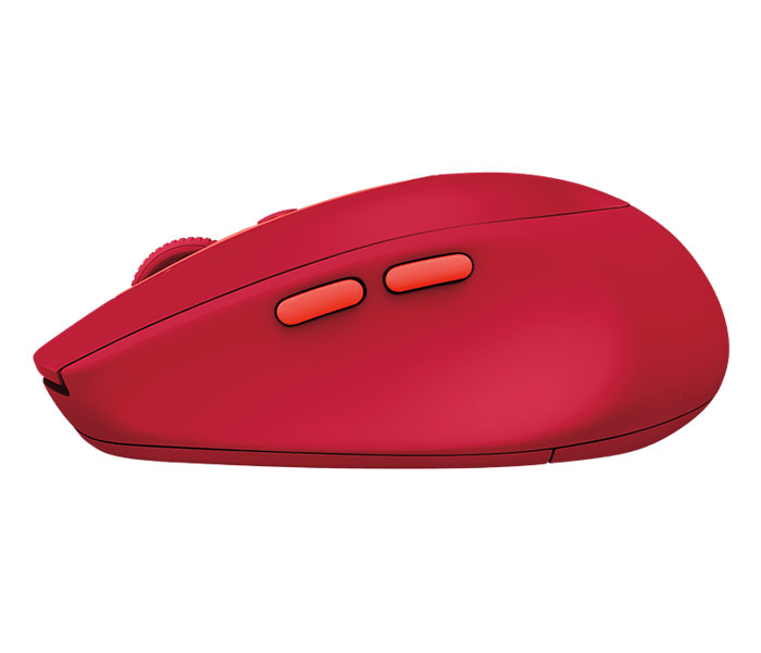 Chuột không dây Logitech M590 (USB-Wireless+ Bluetooth/ Đỏ)