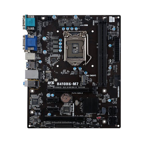 Main ECS H410H6-M7 (Chipset Intel H410/ Socket LGA1200/ VGA onboard/mATX)