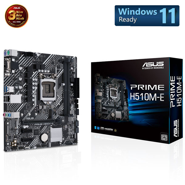 Main Asus PRIME H510M-E (Chipset Intel H510/ Socket LGA1200/ VGA onboard/mATX)