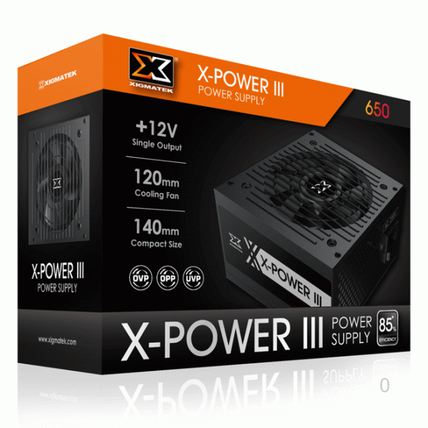 Nguồn XIGMATEK X-POWER III X-650 (EN45990)