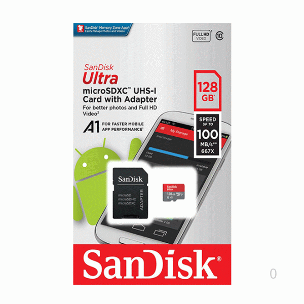 Thẻ nhớ SanDisk microSD Ultra 128GB Class 10