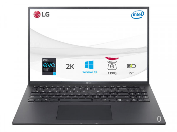 Laptop LG Gram 16Z90P-G.AH75A5 (Core i7-1165G7/Ram 16GB/512GB SSD/16"WQXGA/VGA ON/Dos/Black)