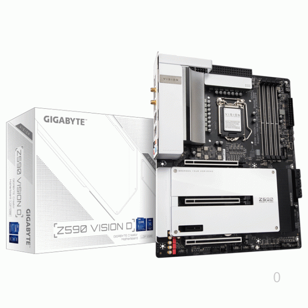 Mainboard Gigabyte Z590 VISION D (Chipset Intel Z590/ Socket SK1200/ VGA onboard/ATX)