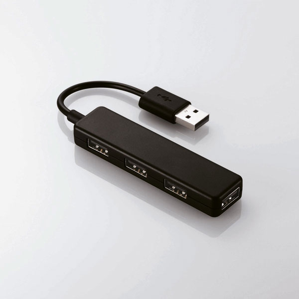 Bộ chia Elecom USB 2.0 1 ra 4 (Black)