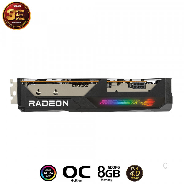 VGA  Asus ROG-STRIX-RX6600XT-O8G-GAMING (AMD Radeon/ 8Gb/ GDDR6/ 128 Bits)