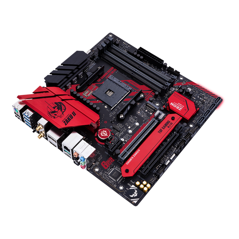Main Asus TUF GAMING B550M (Wi-Fi) ZAKU II EDITION (Chipset AMD B550/ Socket AM4/ VGA onboard/M-ATX)