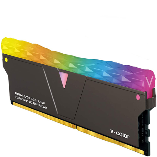 RAM V-Color Prism Pro RGB 16Gb DDR4-3200 (Black H/S)
