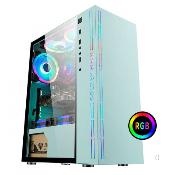 Vỏ máy tính Golden Field RGB1-FORESEE BLUE (ATX / MATX / MINI-ITX)
