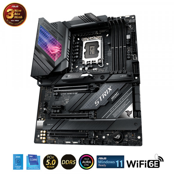 Main Asus ROG STRIX Z690-E GAMING WIFI (Chipset Intel Z690/ Socket LGA1700/ VGA onboard/ATX)