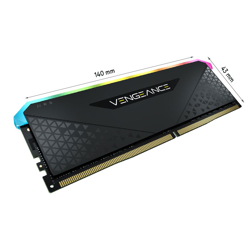 Ram Desktop Corsair Vengeance RS RGB (CMG32GX4M2E3200C16) 32GB (2x16GB) DDR4 3200MHz