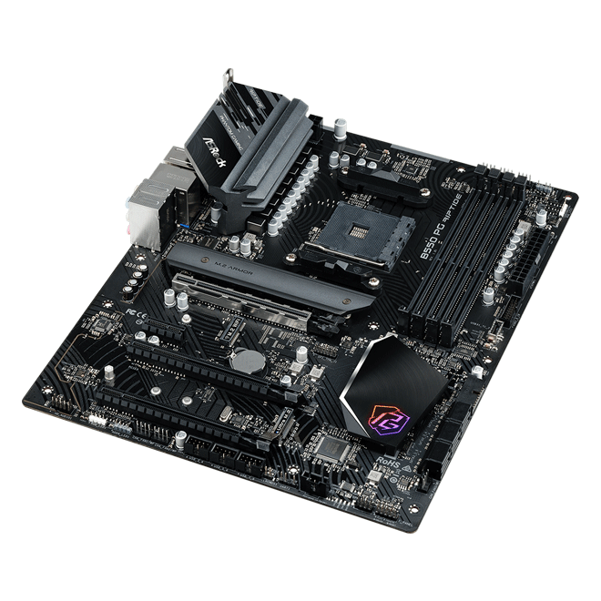 Main Asrock B550 PG Riptide (Chipset AMD B550/ Socket AM4/ VGA onboard/ATX)