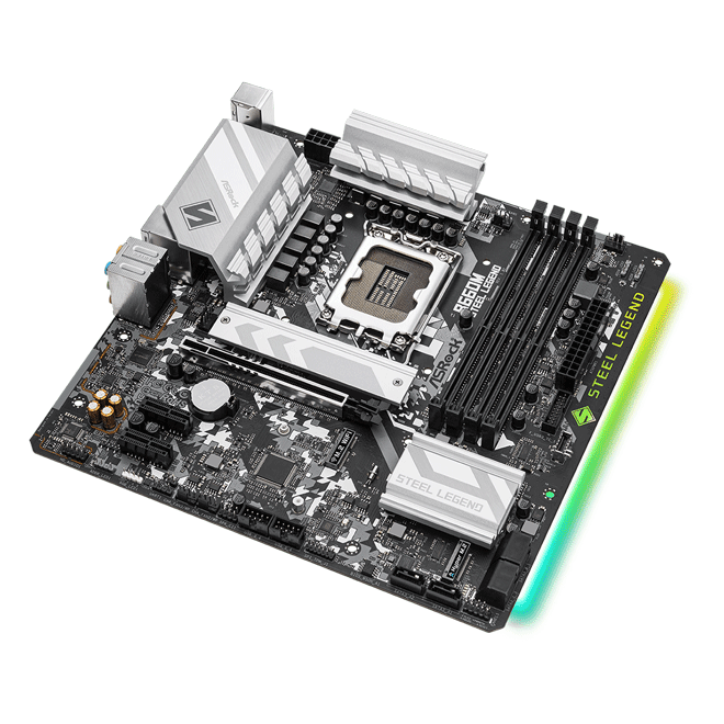 Main ASROCK B660M STEEL LEGEND (Chipset Intel B660/ Socket LGA1700/ VGA onboard/ mATX)